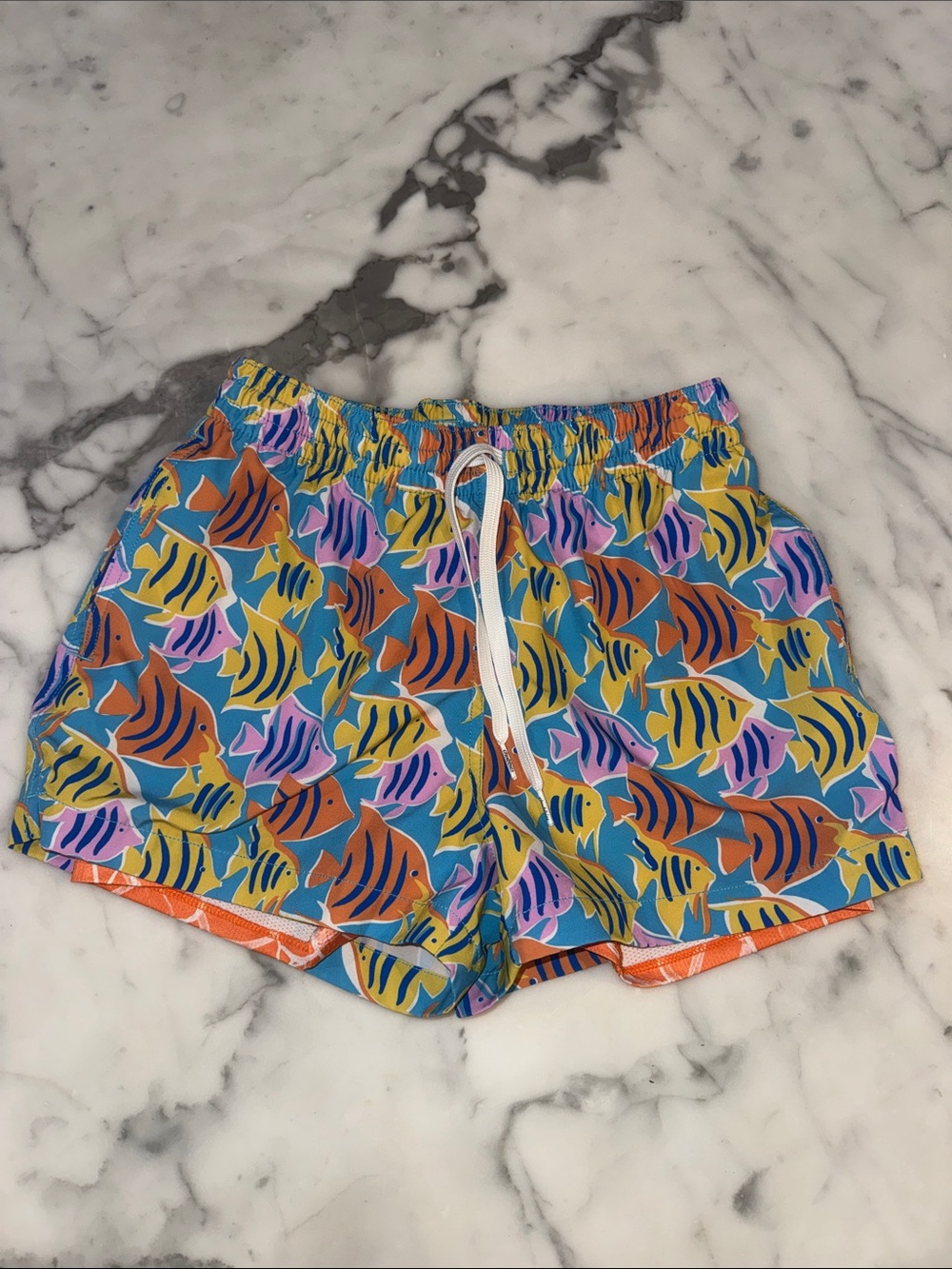 chubbies Tropical Fish Swim Trunks w/ Liner